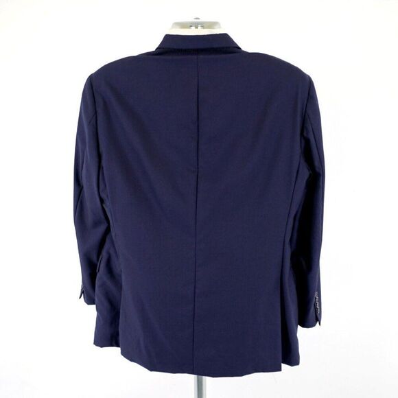Hickey Freeman‎ Worsted Wool Cashmere Blue 42R Milburn Blazer 2 Button - Picture 6 of 11